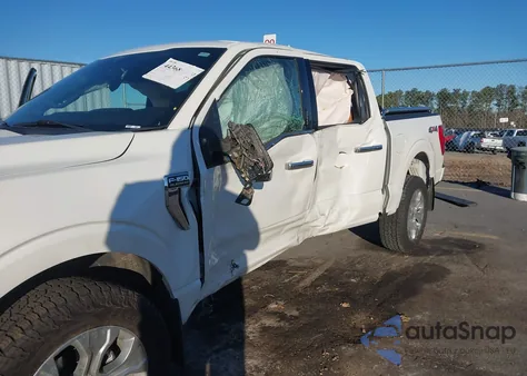 2022 Ford F-150 Platinum from USA, damaged, VIN 1FTFW1E89NFA95174